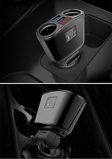 Auto oprema: Razdelnik za upaljač u automobilu Ukupna snaga dvostrukog upaljača za — 6