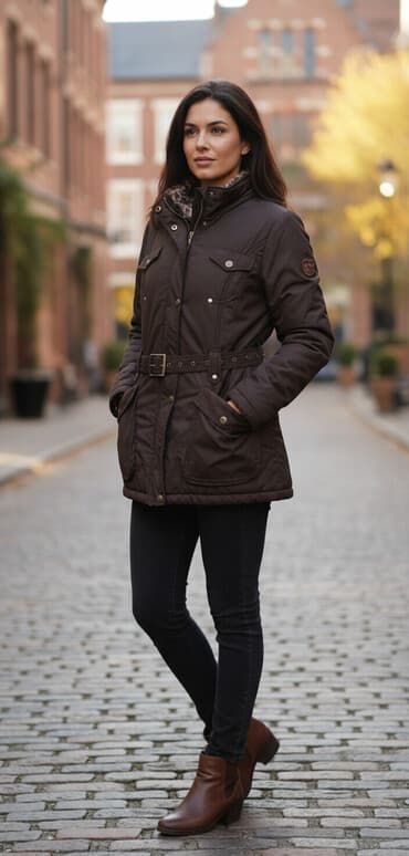 zenske jakne lidl: Jesenja crna jakna vel-L odlicno ocuvana jedino zameniti mali umetak — 1