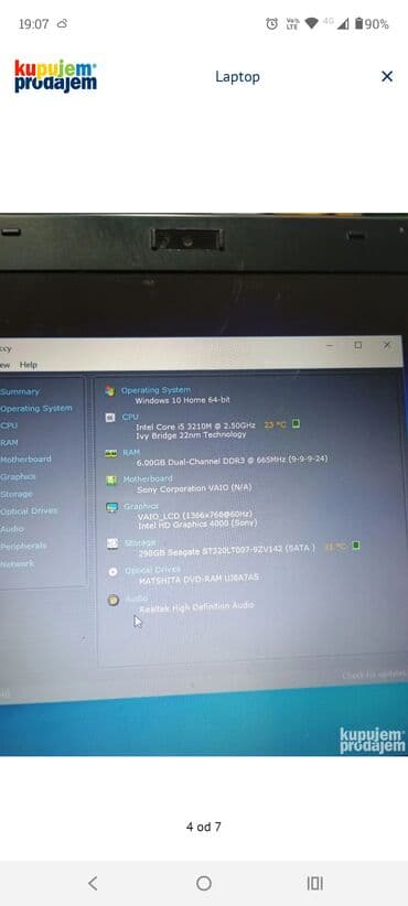 Tablets: Intel Core i5, 6 GB OZU, 15.6 " — 2