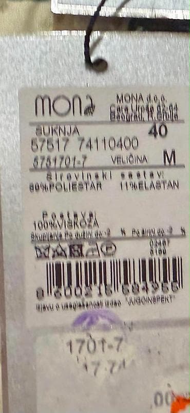 sako za punije: Porouno nova Mona suknja sa etiketom, od gospodje sudije koja preko — 5