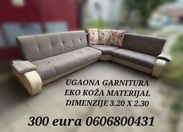 Ugaone garniture: Ugaona garnitura iz uvoza Ugao se razvlači i to oba dela U oba dela