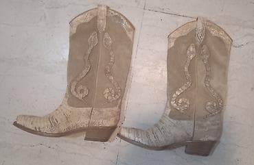 ugg gumene cizme: High boots, 37.5, color - Beige — 1