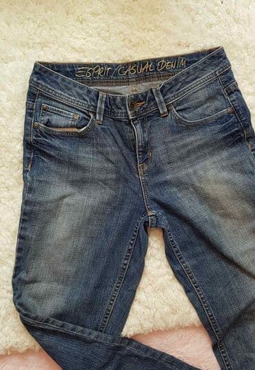 Women's Pants, Jeans, Shorts: Esprit Casual Denim farmerke – klasični tamno-plavi džins - Brend — 1