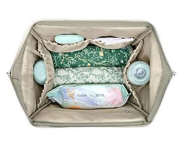 nike školski ranac: KikkaBoo Torba za mame Siena Lux Secret Garden – Deep Green (šifra — 9
