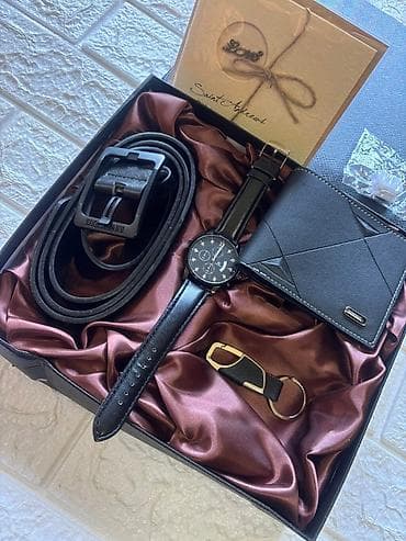 narukvice novi sad: Muški poklon set – elegantni crni komplet u poklon kutiji Sadržaj — 3