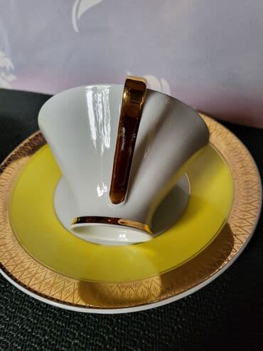porcelanske solje za caj: Set porcelanski Gehren Istocna Nemacka 60,70te. Set nigde — 5