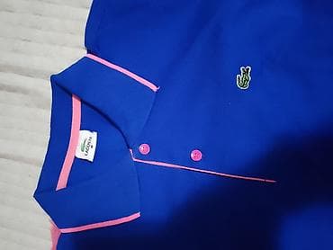 Ženska obuća: Lacoste polo haljina, ženska, plava sa roze detaljima. - Klasičan — 2