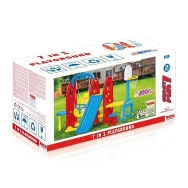 multifunkcionalni stol za igru: ️️IGRAONICA 7u1 ️️ Zabavna igraonica koju čine 7 elemenata: tobogan — 5