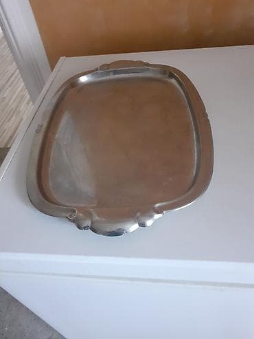 All for country house and garden: Dekorativna činija na stalku + metalni poslužavnik - Dekorativna — 3