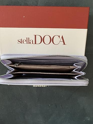 cajka satovi: Stella DOCA ženski novčanik – pastelno ljubičasti - Brend: Stella — 2