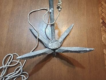 čamac za prihranu ribe: Malo sklapajuće sidro (2,3kg, dužine oko 32cm) za kajak, kanu, čamce — 4