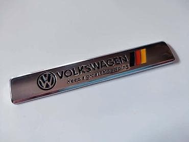 Auto delovi, gume i tjuning: NATPIS PLOČICA ZASTAVICA ZA VOLKSWAGEN GOLF, PASSAT, POLO | Metalna — 2