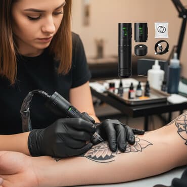 Električne bušilice: Ambition C1 – profesionalna bežična/žičana tattoo mašina (pen) Malo je — 2