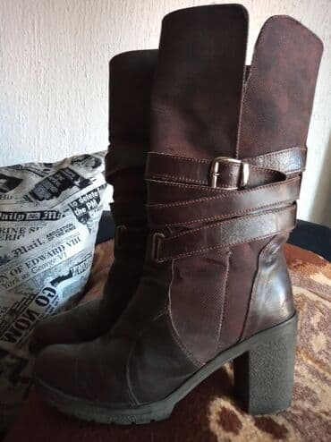 mokasine od prevrnute koze: Ankle boots, 38 — 1