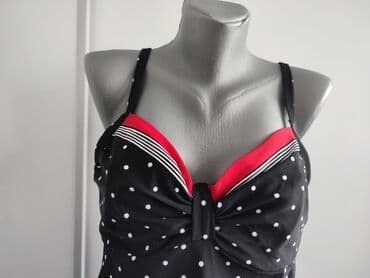 jednodelni kupaci lisca: 2XL (EU 44), Spandex, Dots, color - Multicolored — 2