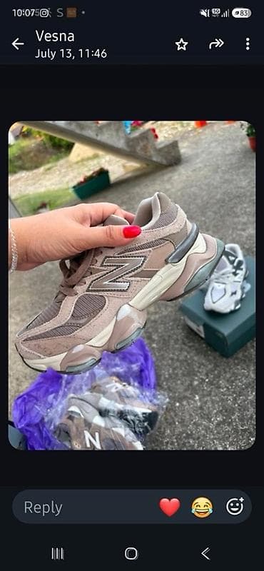replay patike akcija: New Balance patike – model u bež/ružičasto-braon nijansama sa sivim — 1