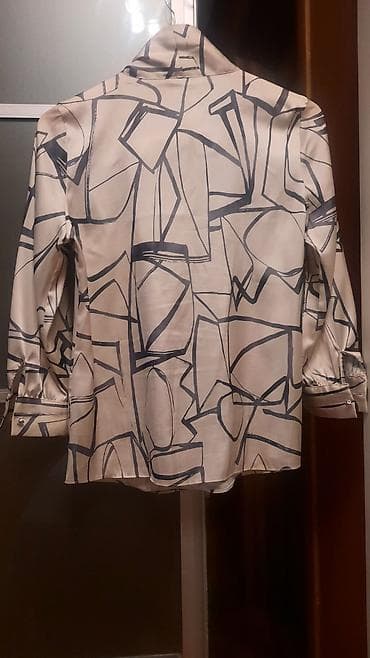 pull and bear obuca: Ženska košulja sa mašnom na kragni. Nova nenošena. Elegantno-ležerna — 3