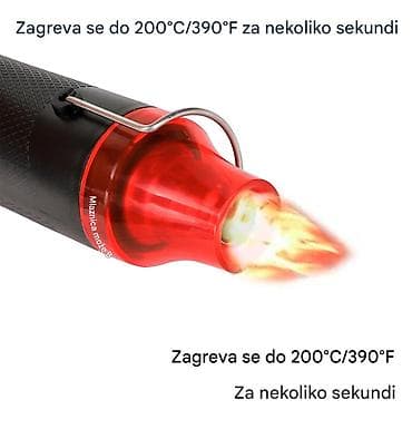 Fenovi za vreli vazduh: Mali alat za grejanje je napravljen od visokokvalitetne plastike — 8