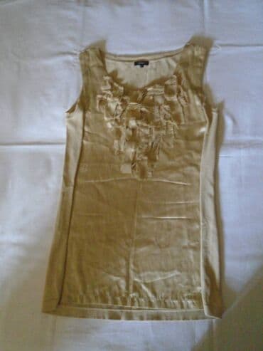 crop top c a: S (EU 36), Single-colored, color - Beige — 4