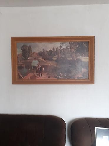 All for country house and garden: Velika zidna slika – pejzaž sa rekom i seoskim prizorom - Motiv — 1