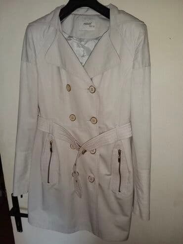 parka h m: M, With lining, Single-colored, color - Beige — 1
