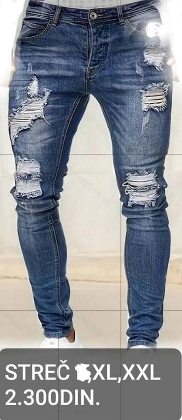 elegantne farmerke: Farmerke, bоја - Svetloplava — 1