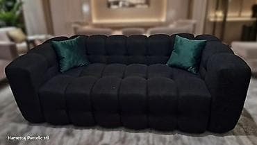 Kancelarijski nameštaj: Trosed “bubble” dizajna – moderni, duboko tapacirani jastuci sa — 3