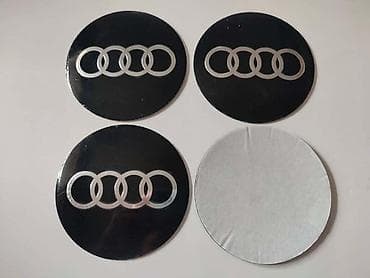 audi a4 b8 2.0 tdi termostat: STIKERI POKLOPACA FELNE 90MM ZA AUDI A3, A4, A6 | Alu samolepljivi — 3