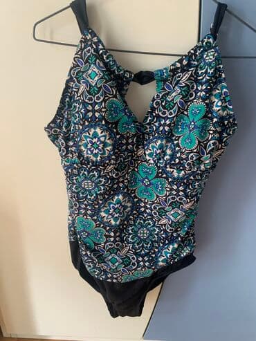 M (EU 38), Lycra, Floral, color - Multicolored
