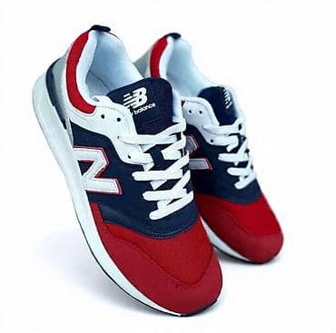 john richmond patike: New Balance patike – sportsko-casual model - Boje: tamnoplava, crvena — 1