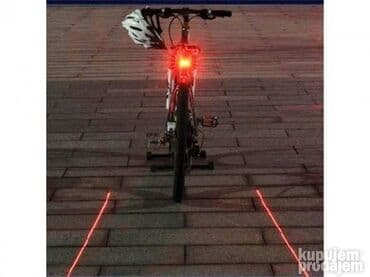 Bicikli: Led laser svetlo za biciklu 499 dinara Led zadnje svetlo sa laserom — 2