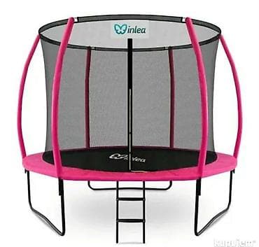 forma ideale posteljine: Inlea baštenski trampolin sa zaštitnom mrežom - Prečnik: veliki — 3