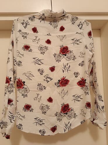 dugacke kosulje: XS (EU 34), Viscose, Floral, color - Multicolored — 2