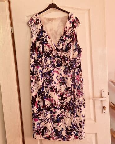 c a haljine 2022: 3XL (EU 46), color - Multicolored, Cocktail, With the straps — 1