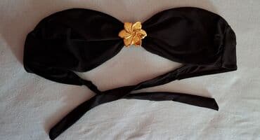 jednodelni push up kupaci: L (EU 40), Single-colored, color - Black — 2