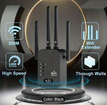 WiFi pojačivač/repeater – boja: crna - Namena: proširenje dometa na lalafo.rs WiFi pojačivač/repeater – boja: crna - Namena: proširenje dometa