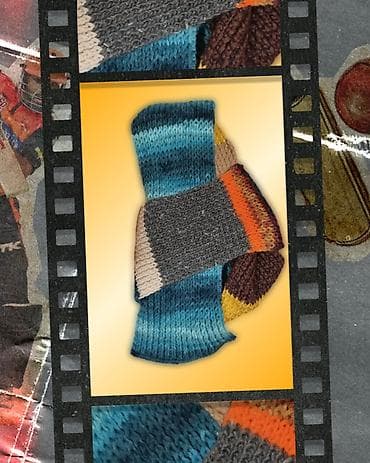 Vests: Šal novi prelep ručno pleteni 180x19 cm — 6