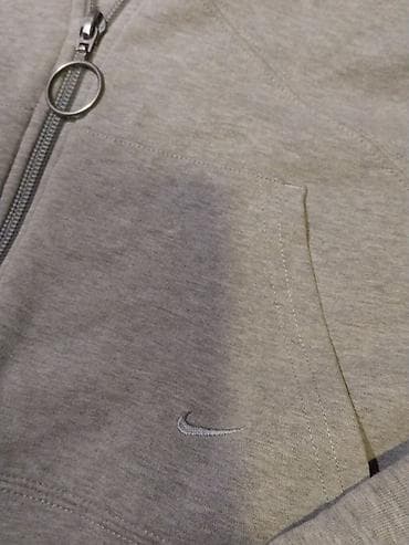 iqos solid 2.0 cena: Nike ženska dukserica sa kapuljačom, siva, rajsferšlus celom dužinom — 4