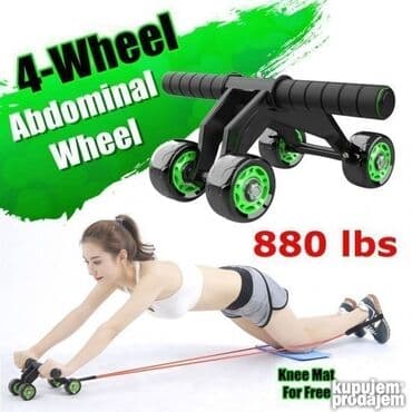 svetlece kapice za biciklu: Tocak za trbusnjake Roler za trbusnjake Abdominal wheel 1799 dinara — 2