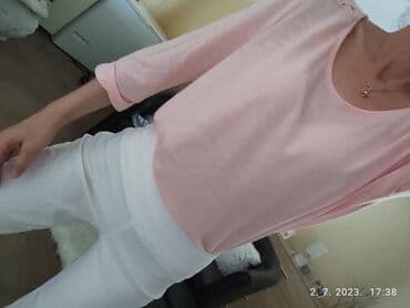 svecane pantalone i tunike: Zara, S (EU 36), Jednobojni, bоја - Roze — 1