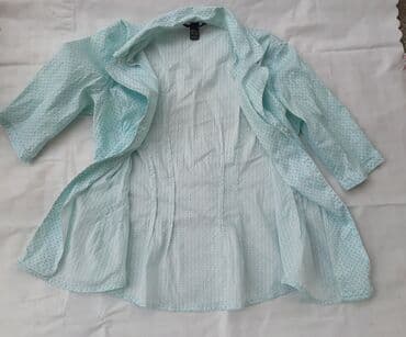 comma košulje: H&M, L (EU 40), Spandex, Dots, color - Green — 5