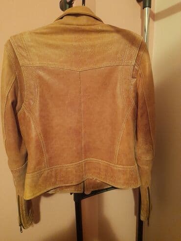 Ostale jakne, kaputi, prsluci: Ženska kožna jakna u smeđoj boji, marke Silver Skin, izrađena od prave na lalafo.rs Ostale jakne, kaputi, prsluci: Ženska kožna jakna u smeđoj boji, marke Silver Skin, izrađena od prave