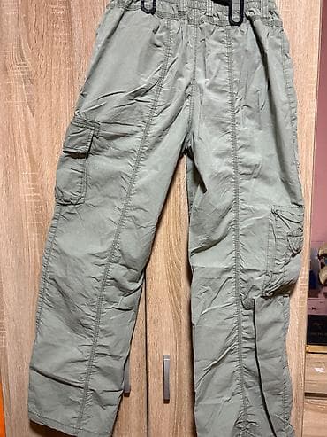 bunda e: FB Sister ženske cargo pantalone - Model: cargo, siroke nogavice - — 3