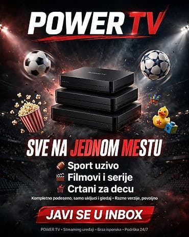iphone 12 mini cena polovan: Power TV Box + Premium Aplikacija - Android TV box sa daljinskim – — 5