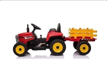 automobili na akumulator za decu: TRAKTOR NA AKUMULATOR SA PRIKOLICOM 🟩🟩NOVA ZELENA BOJA 🟩🟩 — 1