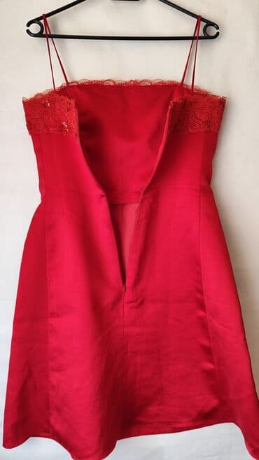 haljine c a 2023: C&A S (EU 36), color - Red, Cocktail, With the straps — 4