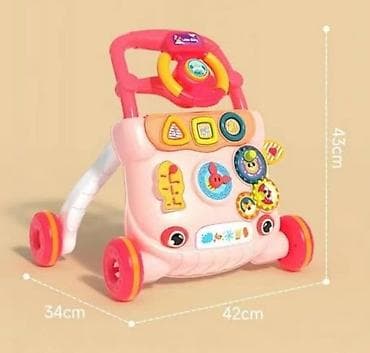 heklanje igračaka: 02. 👶🚗 WALKER CAR – EDUKATIVNA GURALICA ZA PRVE KORAKE 🚗👶 Savršena — 3