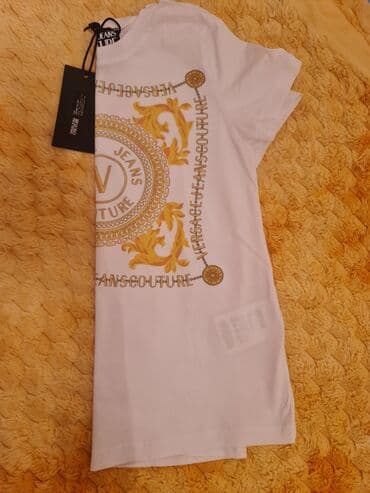 colmar majice: Versace Jeans, S (EU 36), Cotton, color - White — 3