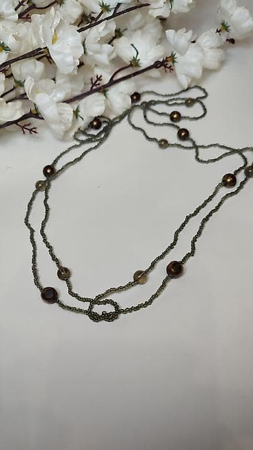 kutije za nakit carpisa: Dugački višeslojni ogrlica sa perlama - Dizajn: dvostruki/višeslojni — 1