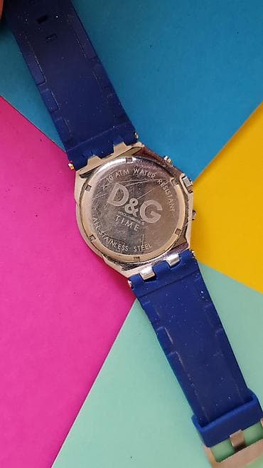 ženski rucni satovi: D&G muški ručni sat sa plavim silikonskim kaišem i kućištem u — 7